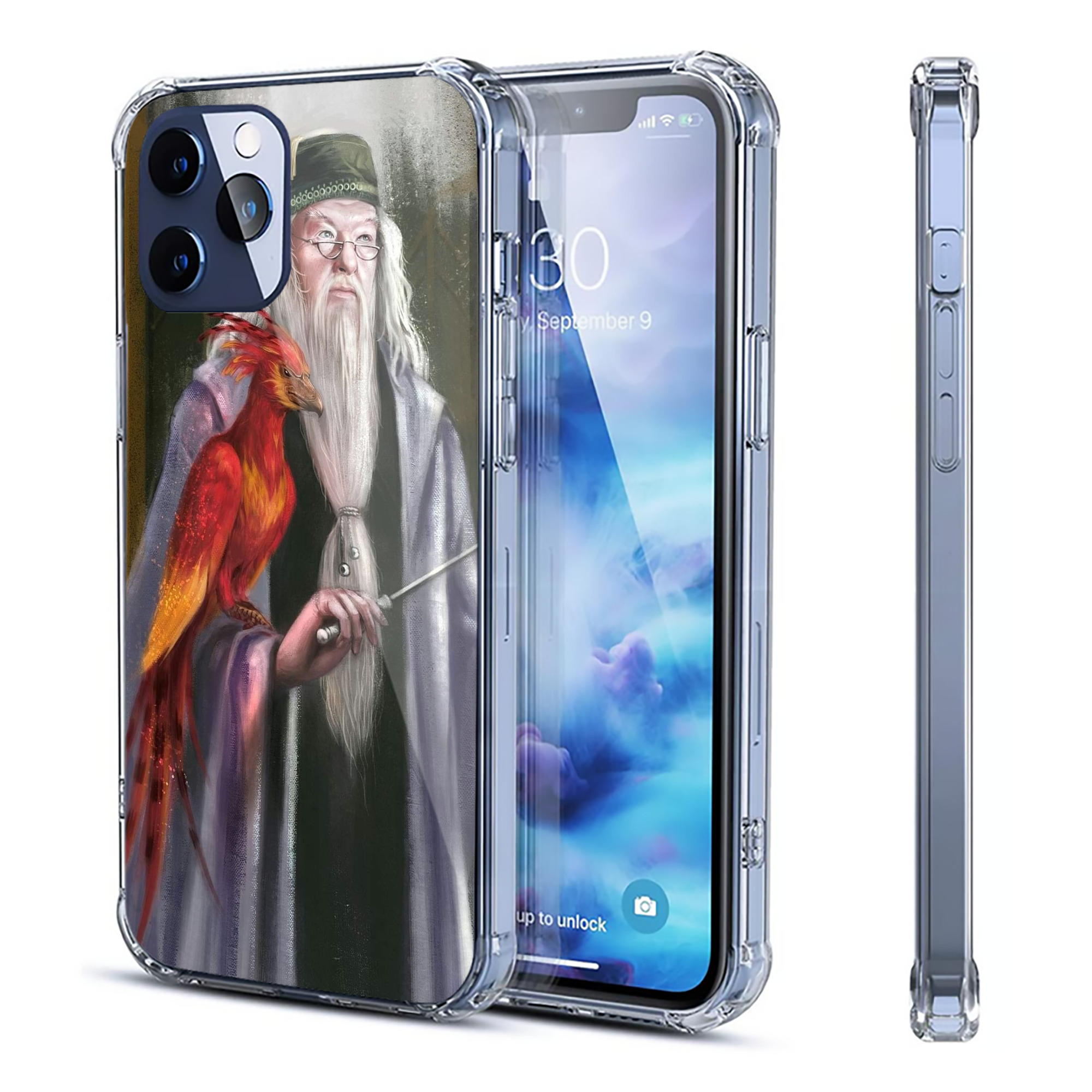 （画像用） Harry Potter ハリー・ポッターシリーズ 【iPhone 12シリーズ対応】透明スマホケース（クリアソフトケース）